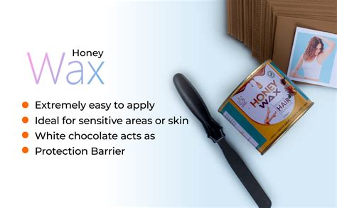 KRINKS® Wax Kit with Natural Honey Wax 600gm, Waxing Strips 50 pcs and ...