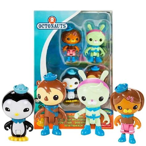 Buy Fisher-Price Octonauts Octo-Crew Pack 4 Piece Toy Action Figure ...