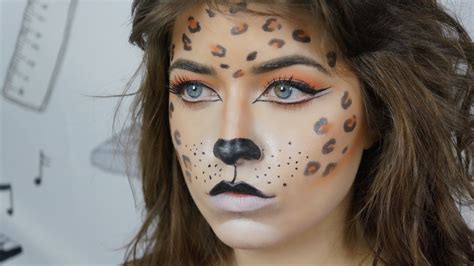 easy cheetah halloween makeup