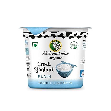 Akshayakalpa Organic Greek Yogurt Natural 100gm - Zero Preservatvies ...