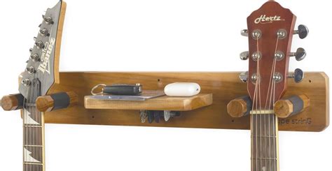 Hype String Solid Wood Guitar Wall Stand for Two Guitar | Solid Wood ...