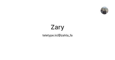 Zary — Teletype