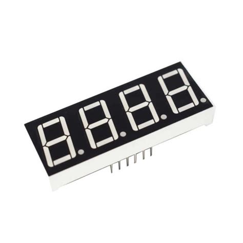 Buy Seven Segment Numeric LED Display 4 Digit 0.56inch RED Common ...