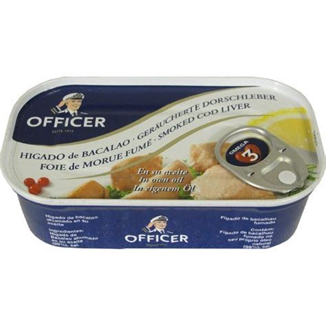 Officer Smoked Cod Liver 4.26 oz (4 Pack) : Amazon.in: Grocery ...