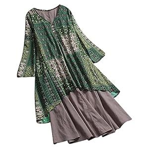 Woman T-Shirt Stylish Plus Size V-Neck Long Sleeve Floral Printed ...