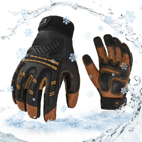 Vgo... 1-Pair -4? or above Winter Waterproof High Dexterity Heavy Duty ...