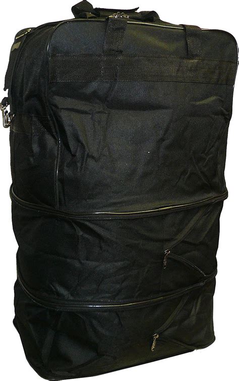 40" XXL Heavy Duty Expandable Rolling Duffel Bag Wheeled Spinner ...