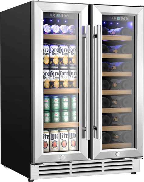 Amazon.com: Lanbo Wine and Beverage Refrigerator, Dual Zone Built-in ...