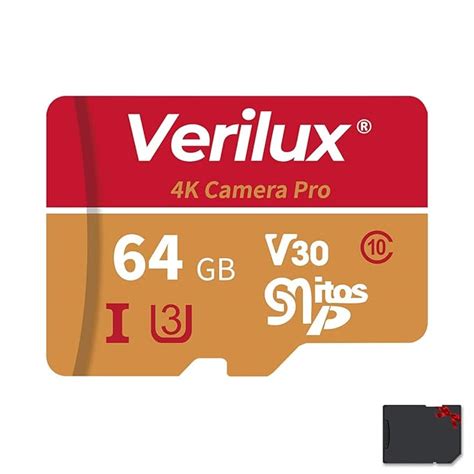 Verilux® Micro SD Card 64 GB Universal Camera SD Card Memory Card with ...