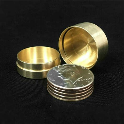 Buy blue-ther Dynamic Coins Copper Box,US Half Dollar Version Magic ...