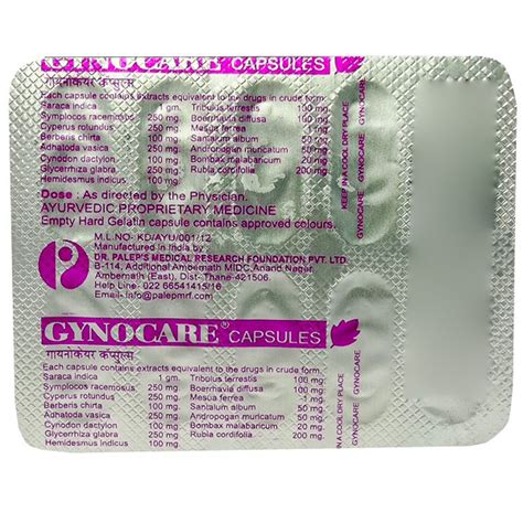 Gynocare, 10 Capsules Price, Uses, Side Effects, Composition - Apollo ...