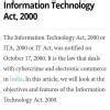 Explain aim and objectives of information technology act 2000 - Brainly.in