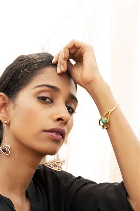 Heart Eye Cuff - Malachite - Manifest Design