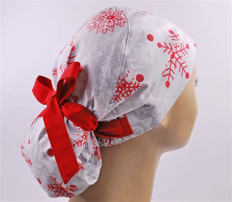 Scrub cap ponytail scrub hats womens scrub caps surgical | Etsy