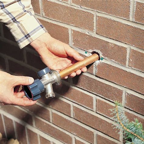 How To Install A Frost Proof Outdoor Faucet — The Family Handyman