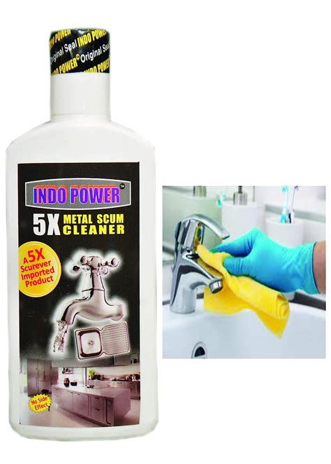 INDOPOWER XXXO-47-5X Metal SCUM Cleaner 200gm. : Amazon.in: Health ...