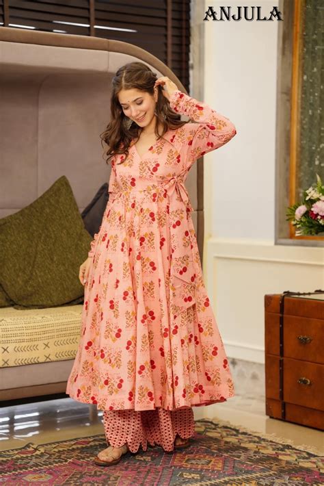 Anjula Vol 2 Printed Plus Size Heavy Collection Long Kurtis