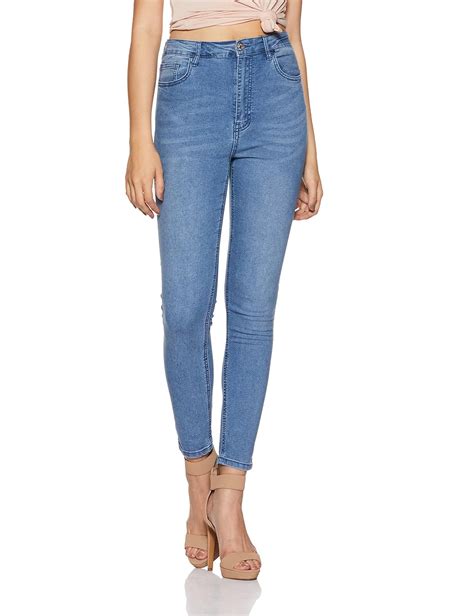 Buy Forever 21 Women's Skinny Fit Jeans (213185_Medium Denim_26) at ...