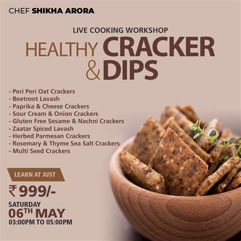 Healthy Crackers1 & Dips Workshop (Copy) – Sevens Food Lab