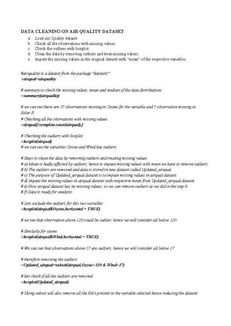 DATA Cleaning - notes - DATA CLEANING ON AIR QUALITY DATASET a. Load ...