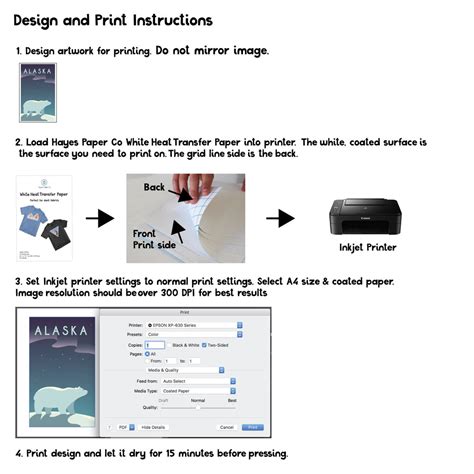Image result for Using Iron On Transfer Paper Computer Printer