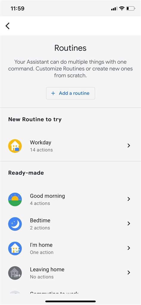Image result for Google Assistant Routine