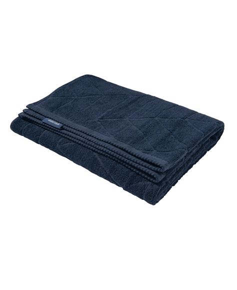 Buy Cotton Terry Ultrasoft and Durable Patterned Bath Towel - Navy T102 ...