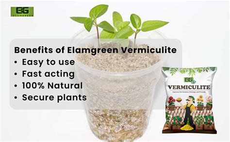 Elamgreen Vermiculite Vermicompost Use with Potting Soil for Gardening ...