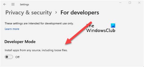 Image result for Windows Developer Mode