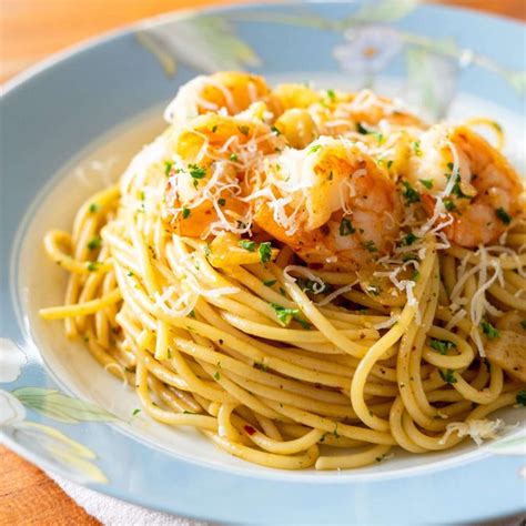 Spaghetti And Shrimp