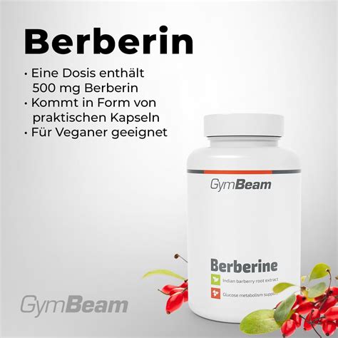 gymbeam berberine capsules - high dose 500 mg India | Ubuy