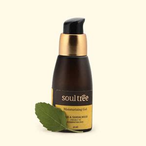 SoulTree Moisturising Gel With Tulsi & Sandalwood, For Oily to ...