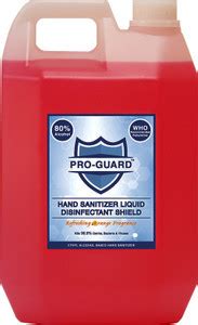 Shamanur Pharma PRO GUARD 80% Ethyl Alcohol (Ethanol) based & Liquid ...