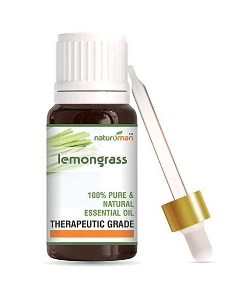 Naturoman Pure Lemongrass Essential Natural and Undiluted Therapeutic ...