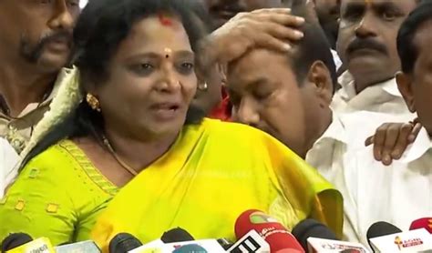 “தீவிர மக்கள் பணியாற்றவே விருப்பத்துடன் ராஜினாமா செய்தேன்” - தமிழிசை ...