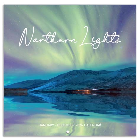 Snapklik.com : 2026 Wall Calendar - Northern Lights Calendar From ...