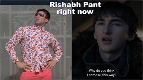 Rishabh Pant memes go viral on social media amid speculations of ...