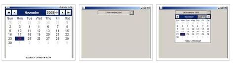 Date Picker in Java 的图像结果