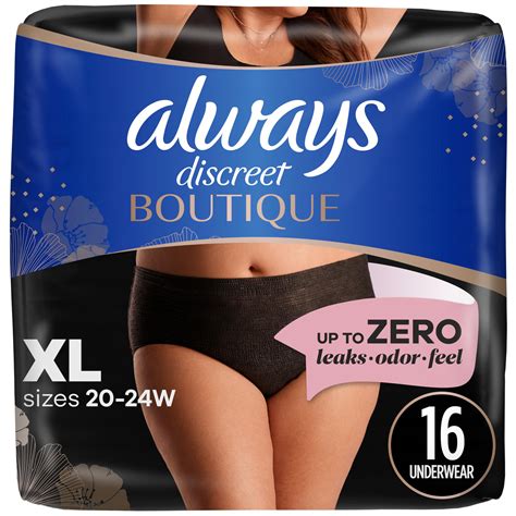Always Discreet Boutique Incontinence and Postpartum Underwear for ...