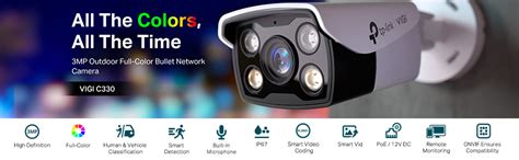 Buy TP-Link VIGI C330 6mm Lens Smart Outdoor Security Camera | 3MP HD ...
