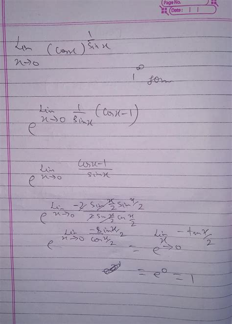 Please solve limit class 12th - Brainly.in