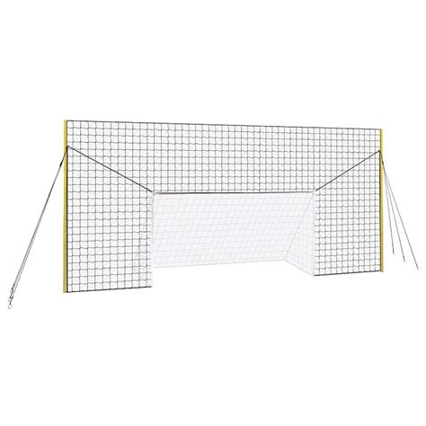 Open Goaaal Football Goal & Backstop Net with Rebounder - Junior Size ...