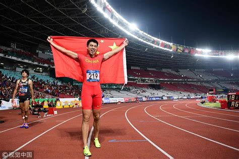 110米栏谢文骏大逆转13秒34卫冕 中国队实现亚运九连冠