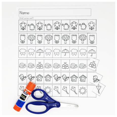 Image result for Spring Preschool Math Packet