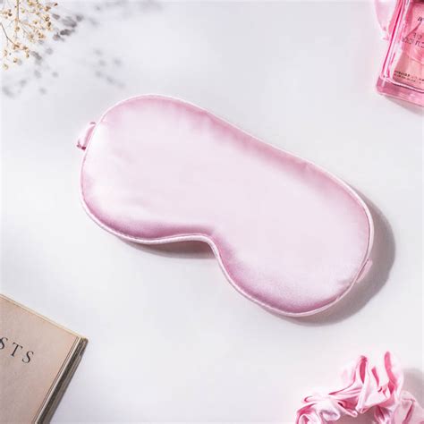 Bubblegum Pink Satin Sleep Care Set of 4 Online - Premium Eye Mask Set ...