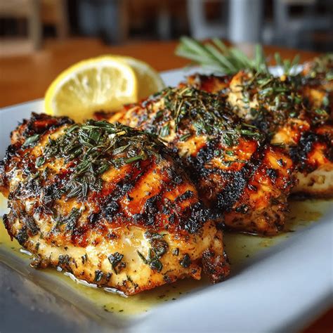 grilled lemon herb chicken