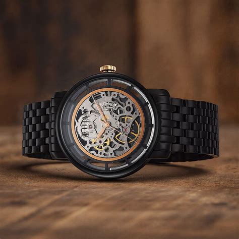 Buy Online Titan Mechanical Slimline Black Dial Black Stainless Steel ...