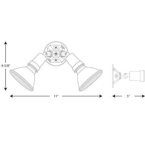 Progress Lighting 120-Watt EQ Halogen Antique Bronze 2-Head Switch ...