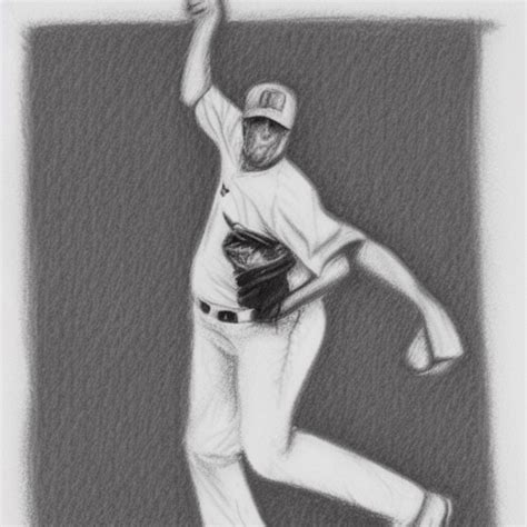 Baseball Pitcher Drawing 的图像结果