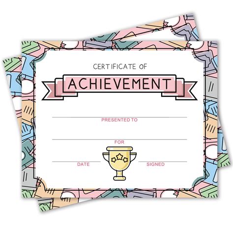 Buy Award Certificates - Certificate of Achievement for Students ...
